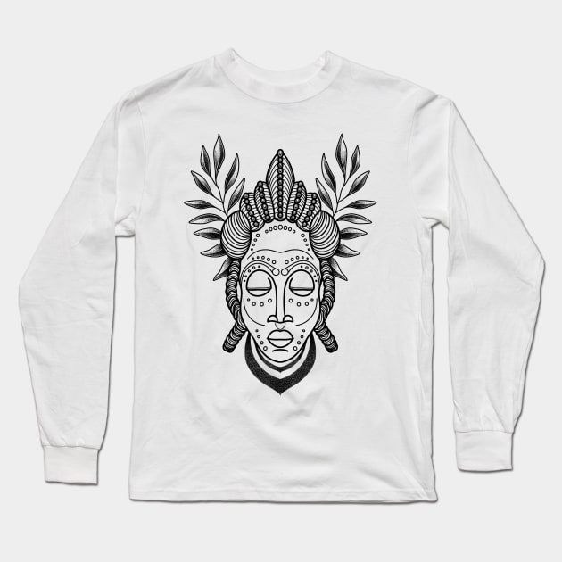 Mask nature Long Sleeve T-Shirt by Sadhakaya